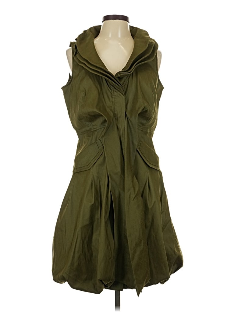 Pre-owned Samuel Dong Casual Dress In Green