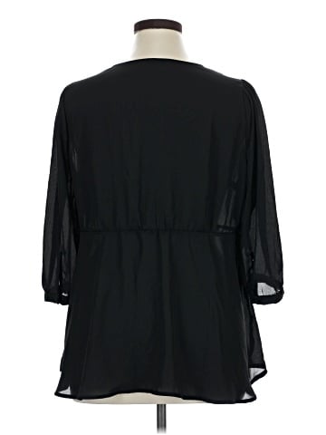 Torrid 3/4 Sleeve Blouse (view 2)