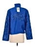 Anage 100% Silk Print Blue Jacket Size M - photo 2