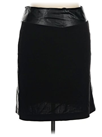 Larry Levine Faux Leather Skirt (view 1)