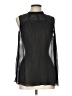City Streets 100% Polyester Black Sleeveless Blouse Size L - photo 1