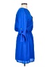 Gianni Bini 100% Polyester Solid Blue Casual Dress Size XS - photo 4