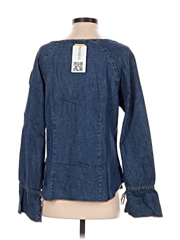 French Cuff Long Sleeve Blouse (view 2)