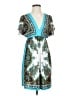 Bailey Blue Paisley Teal Cocktail Dress Size S - photo 1