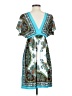 Bailey Blue Paisley Teal Cocktail Dress Size S - photo 2