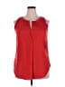 Gibson Latimer 100% Polyester Red Sleeveless Blouse Size XXL - photo 1