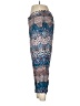 Elevenses Print Blue Casual Pants Size 8 - photo 5