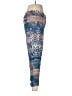 Elevenses Print Blue Casual Pants Size 8 - photo 4