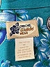 Cherokee 100% Rayon Tropical Teal Short Sleeve Blouse Size M - photo 7