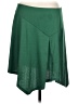 H&M 100% Polyester Solid Green Casual Skirt Size L - photo 1