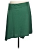 H&M 100% Polyester Solid Green Casual Skirt Size L - photo 2
