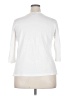 Style&Co 100% Cotton White 3/4 Sleeve Top Size 2X - photo 2