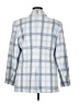 Halogen Plaid Blue Blazer Size 16W - photo 2