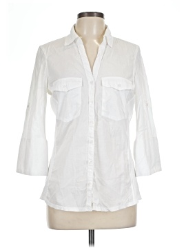 Ellen Tracy 3/4 Sleeve Button Down Shirt
