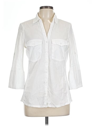Ellen Tracy 3/4 Sleeve Button-Down Shirt (view 1)