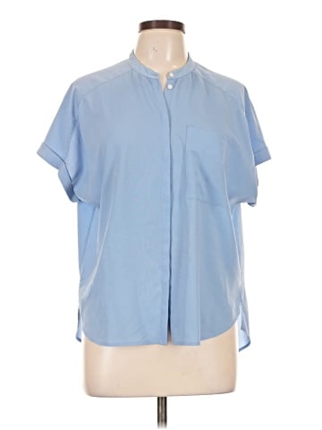 DKNYC Short Sleeve Blouse (view 1)