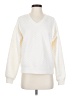 Lands' End Chevron-herringbone White Pullover Sweater Size S - photo 1