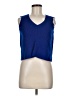 St. John Blue Sleeveless T-Shirt Size M - photo 1