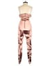 K Too Metallic Pink Jumpsuit Size S - photo 2