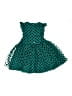 Epic Threads 100% Polyester Polka Dots Teal Dress Size 5 - photo 2
