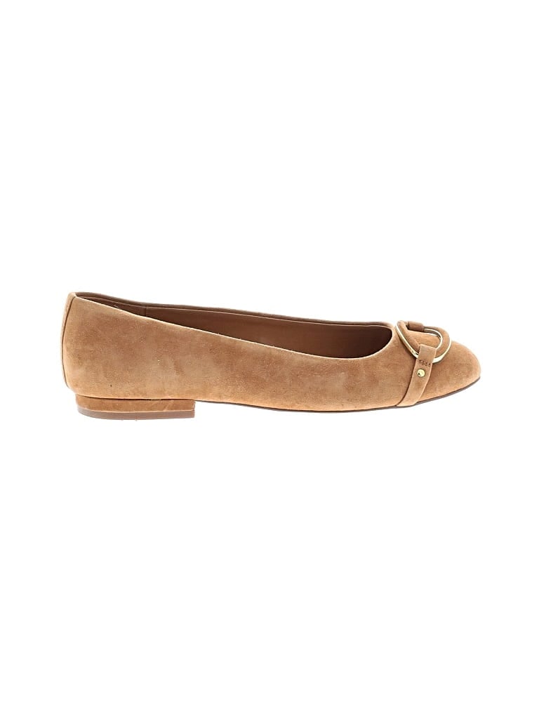 Pre-owned Talbots Outlet Flats In Tan