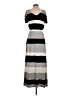 Mossimo Stripes Gray Casual Dress Size S - photo 2