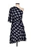 A.L.C. 100% Silk Print Blue Cocktail Dress Size 6 - photo 1