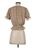 Sienna Sky Tan Short Sleeve Blouse Size XS - photo 2