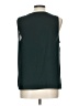 Nine West 100% Polyester Teal Sleeveless Blouse Size L - photo 2