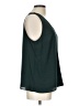 Nine West 100% Polyester Teal Sleeveless Blouse Size L - photo 4