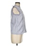 Topshop Silver Sleeveless Blouse Size 6 - photo 4