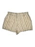 BCBGeneration 100% Rayon Stripes Tan Khaki Shorts Size L - photo 2