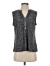 Anne Klein Gray Sleeveless Blouse Size S - photo 1