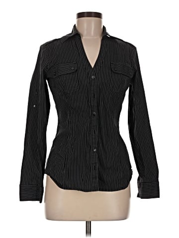 Express Design Studio Long Sleeve Blouse (view 1)