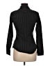 Express Design Studio Stripes Black Long Sleeve Blouse Size M - photo 2