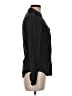 Express Design Studio Stripes Black Long Sleeve Blouse Size M - photo 4