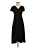 Max Studio Solid Black Casual Dress Size XS - photo 1