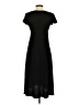 Max Studio Solid Black Casual Dress Size XS - photo 2
