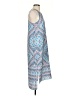 The Limited 100% Polyester Print Blue Casual Dress Size S - photo 4