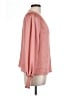 Express 100% Polyester Pink Long Sleeve Blouse Size L - photo 4