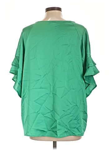 Umgee Short Sleeve Blouse (view 2)