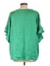 Umgee Green Short Sleeve Blouse Size L - photo 2