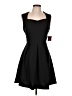 Ixia Solid Black Cocktail Dress Size L - photo 1
