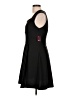 Ixia Solid Black Cocktail Dress Size L - photo 5