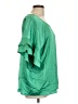Umgee Green Short Sleeve Blouse Size L - photo 4