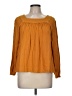 Universal Thread 100% Rayon Orange Long Sleeve Blouse Size M - photo 1
