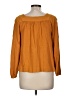 Universal Thread 100% Rayon Orange Long Sleeve Blouse Size M - photo 2