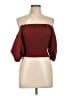 Express Burgundy 3/4 Sleeve Blouse Size XS - photo 1