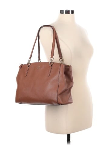 Coach Factory Leather Satchel (view 2)