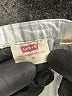 Levi's 100% Cotton Stripes Gray 3/4 Sleeve Button-Down Shirt Size M - photo 7